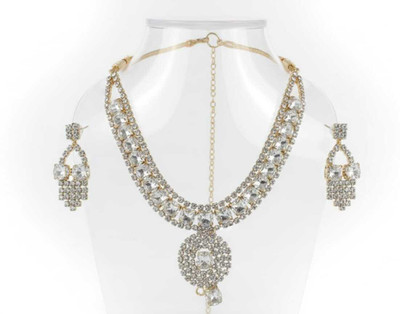 Dhanush Alloy Silver Jewellery Set(Pack of 1)