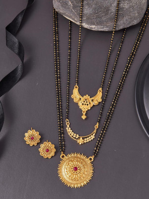 ANOUK Brass Gold-plated Multicolor Jewellery Set(Pack of 1)