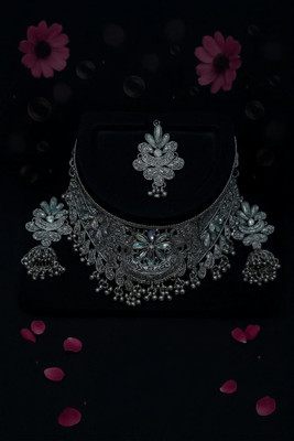 BelouraJewels Metal Silver Jewellery Set(Pack of 1)