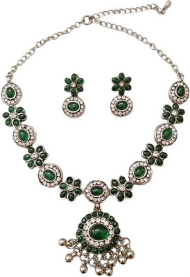 ZODIC FASHION Stone Green Jewellery Set(Pack of 1)