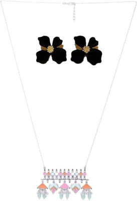 SKG Fashions Stone Multicolor, Black Jewellery Set(Pack of 1)