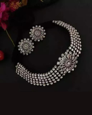 Samridhi DC Alloy Silver Jewellery Set(Pack of 1)