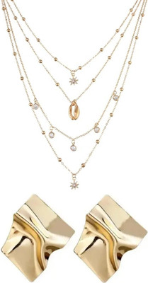 Opus Gems Stone Gold, Gold Jewellery Set(Pack of 1)