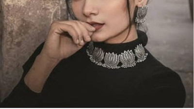 Shining Angel Alloy Silver Silver Jewellery Set(Pack of 1)