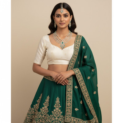 Matteo Bianchi Shell, Stone, Crystal, Sterling Silver Gold-plated Green Jewellery Set(Pack of 3)