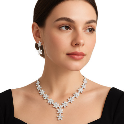 SARDHA Alloy Silver Silver Jewellery Set(Pack of 1)
