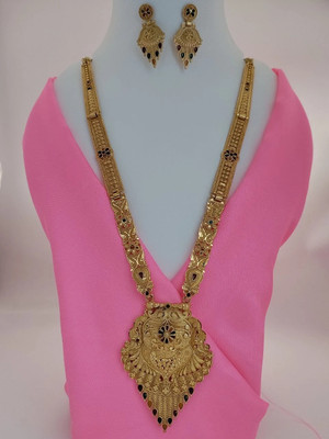 SUGHOSH Brass Gold-plated Gold Jewellery Set(Pack of 1)