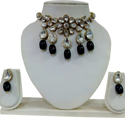 DHIVARA Brass Copper Black, Silver Jewellery Set(Pack of 1)