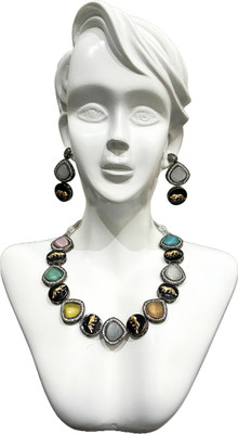 V.V. Sons Brass Brass Multicolor Jewellery Set(Pack of 1)