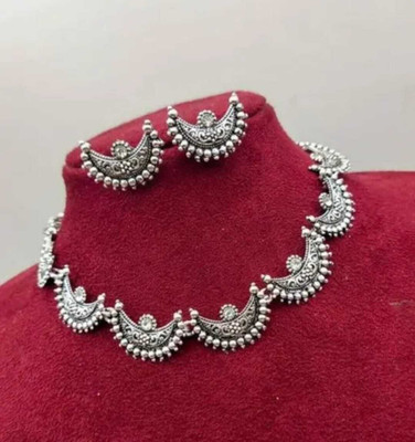 PARMESHWAR IMITATION Copper Silver Silver Jewellery Set(Pack of 1)