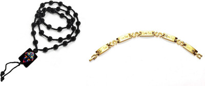 KINGSTYLEIMPEX Dori, Alloy Black, Gold Jewellery Set(Pack of 1)