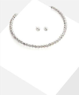 V.V. Sons Alloy Silver Silver Jewellery Set(Pack of 1)