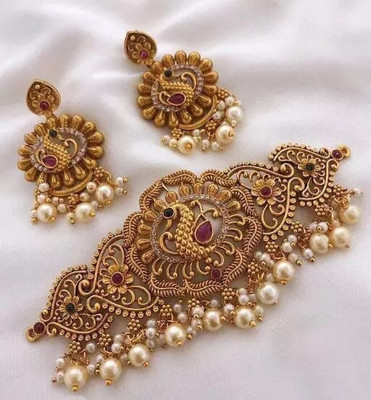 HARIPRIYA JEWELLS Alloy Multicolor Jewellery Set(Pack of 1)