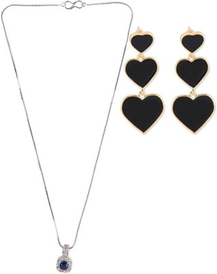 SRK Fashions Alloy Blue, Black Jewellery Set(Pack of 1)