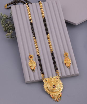 house of common Alloy Gold-plated Gold Jewellery Set(Pack of 1)