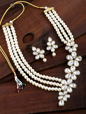 RAUNAK CREATION Alloy White Jewellery Set(Pack of 1)