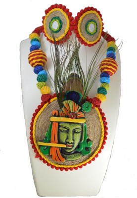 LIBNIQUE FASHION Terracotta Multicolor Jewellery Set(Pack of 1)