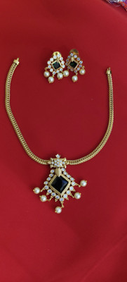 mt traders Brass, Copper Gold-plated Rose Gold Jewellery Set(Pack of 1)