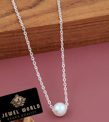 Jewel WORLD Metal, Silver Sterling Silver Silver, Multicolor Jewellery Set(Pack of 1)