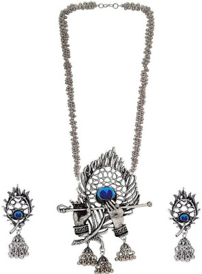 COSMO DUST JEWELLERY WITH DEVICE Oxidised Silver Grey Jewellery Set(Pack of 1)