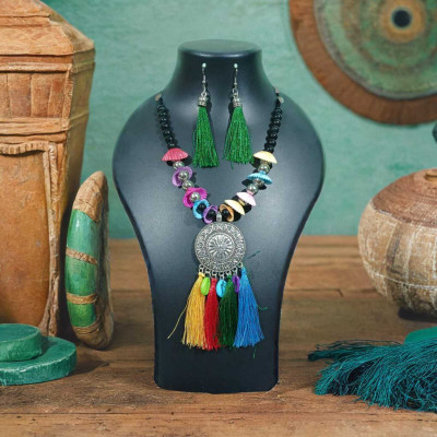 PRIED SALES Wood Multicolor Jewellery Set(Pack of 1)
