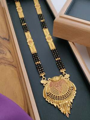 MADHURAM FASHION Brass Gold-plated Gold Jewellery Set(Pack of 1)