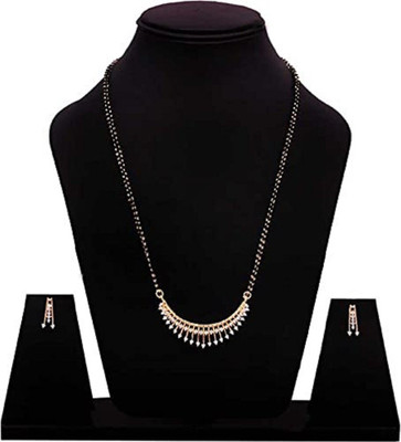 Olddy Easy Alloy Rhodium Rose Gold Jewellery Set(Pack of 1)