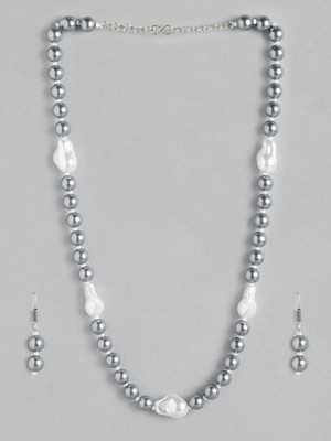ANOUK Brass Grey Jewellery Set(Pack of 1)