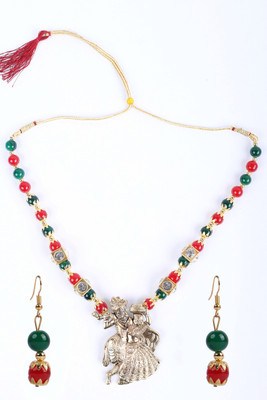 Pujvi Alloy Multicolor Jewellery Set(Pack of 1)
