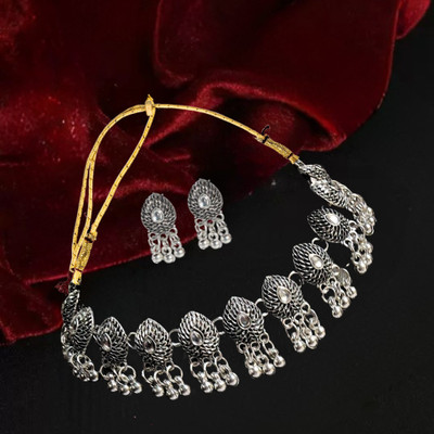 TOOKKART Brass, Alloy 999 Silver Silver Jewellery Set(Pack of 1)