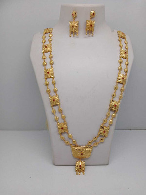 AQmanath Alloy Gold Jewellery Set(Pack of 1)
