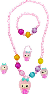 Nagi jewels Plastic Multicolor Jewellery Set(Pack of 1)