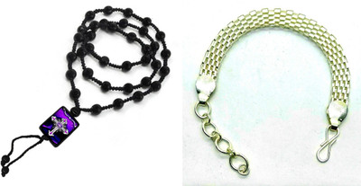 KINGSTYLEIMPEX Dori, Alloy Black, Silver Jewellery Set(Pack of 1)