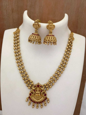 Shilpa Creation Brass Green Jewellery Set(Pack of 1)