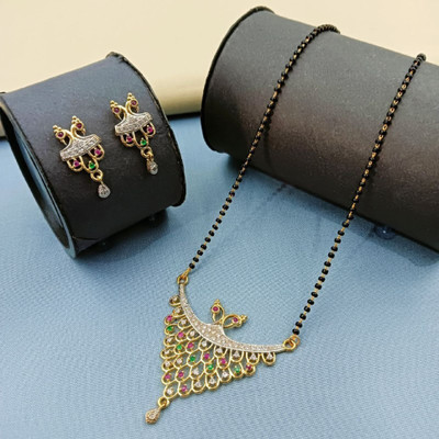 Radheshyam Creation Alloy Gold-plated Multicolor Jewellery Set(Pack of 3)