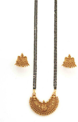 Bhumi09 Alloy Gold-plated Gold Jewellery Set(Pack of 1)