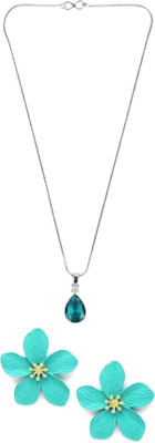 Gauri Fashions Stone Blue, Blue Jewellery Set(Pack of 1)