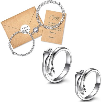 AVIRA ENTERPRISES Alloy Silver Silver Jewellery Set(Pack of 3)