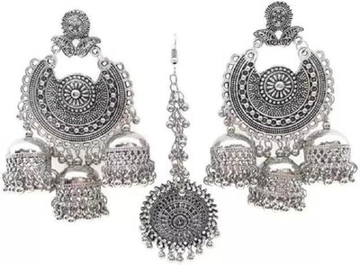 JMBW INTERNATIONAL Alloy Silver Jewellery Set(Pack of 1)