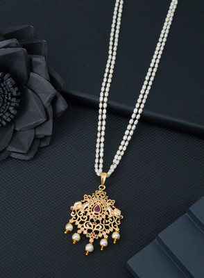 TONOLIKA Alloy Gold-plated Gold Jewellery Set(Pack of 1)