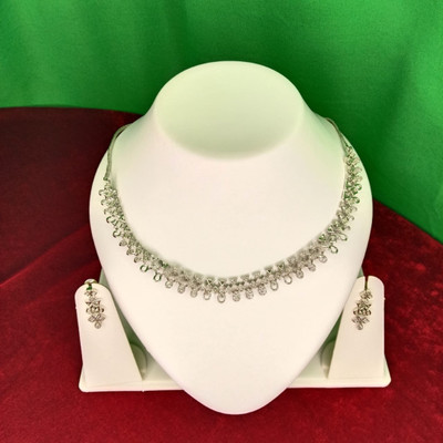 Shree Hari Sterling Silver Rhodium Silver Jewellery Set(Pack of 1)