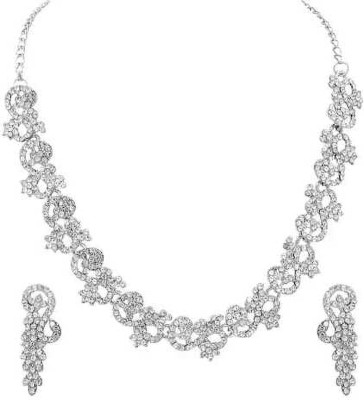 ZMS Alloy Silver Silver Jewellery Set(Pack of 1)