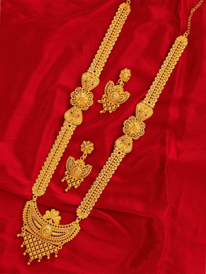 LILY Alloy Gold-plated Multicolor Jewellery Set(Pack of 1)
