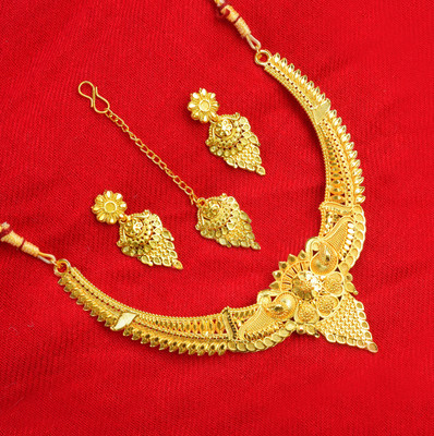 LILY Alloy Gold-plated Multicolor Jewellery Set(Pack of 1)