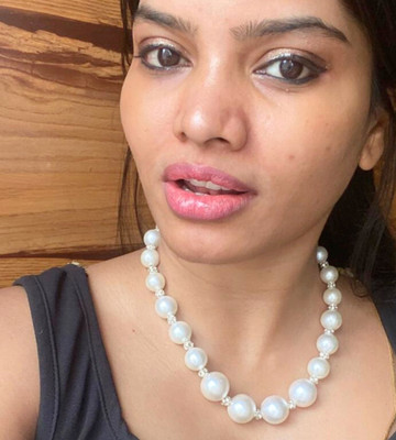 Eventdreamvenue Collections Mother of Pearl White, Silver Jewellery Set(Pack of 2)