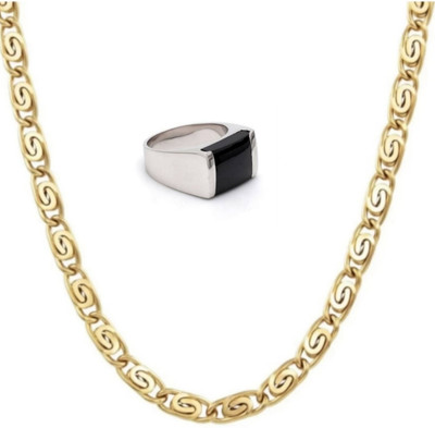 mattrachaya Alloy Sterling Silver, Gold-plated Silver, Gold Jewellery Set(Pack of 2)