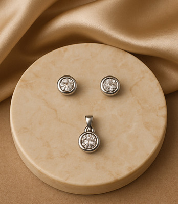 Govind Jewellers Silver Silver Silver Jewellery Set(Pack of 1)