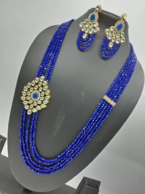 CATALYST Alloy Gold-plated Blue Jewellery Set(Pack of 1)