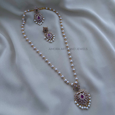 ROFARWORD Brass, Copper Gold-plated Gold Jewellery Set(Pack of 1)