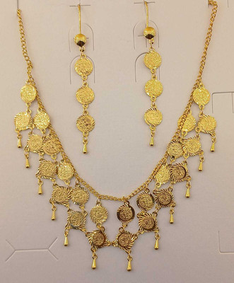 Marsify World Brass, Alloy Gold-plated Gold Jewellery Set(Pack of 1)